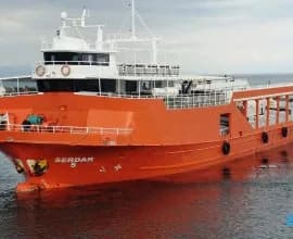 Marmara RoRo filosundan Serdar-5 feribotu limanda