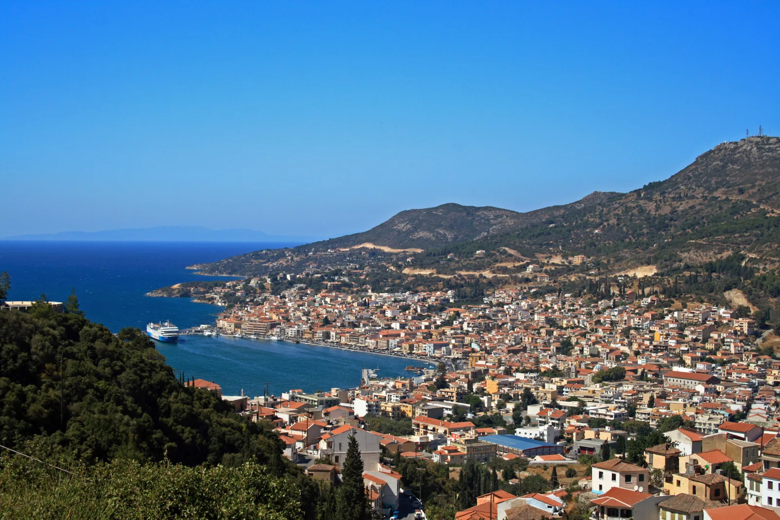 Samos Vathy (Vathi) — the capital and main port of the island